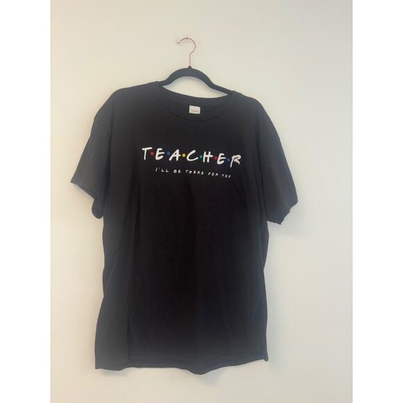Friends Show Inspired Teacher Educator Unisex SZ LG Adult Short Sleeve T-shirt - Picture 2 of 5